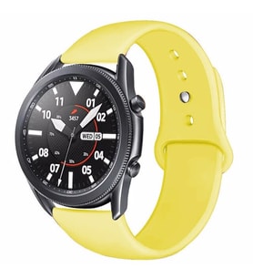 Haylou Solar LS05 Kordon 22mm Kordon Silikon Spor Kordon (Sarı)