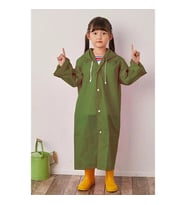 Unisex Çocuk Yağmurluğu (Haki)