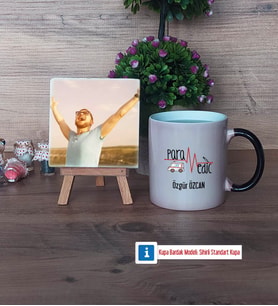 Paramedik Fotoğraflı Dekoratif Taş, Kupa Bardak Beyaz Hediye (Model 9)