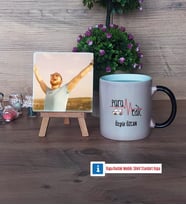 Paramedik Fotoğraflı Dekoratif Taş, Kupa Bardak Beyaz Hediye (Model 9)