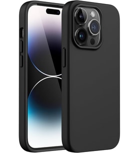 Digimanya Iphone 14 Pro Silikon Yumuşak Lansman Kılıf (Siyah)