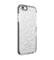 Uyumlu Model Apple iPhone 6 6S Kılıf Bumper Şeffaf Buzlu Kapak (Siyah)