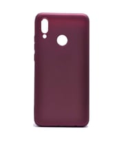 Huawei P Smart 2019 Kılıf Soft Mat Premier Case (Mürdüm)
