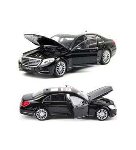WELLY Mercedes Benz S500 1/24 (ÖZEL PLAKALI) (Siyah)