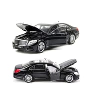 WELLY Mercedes Benz S500 1/24 (ÖZEL PLAKALI) (Siyah)