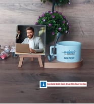 Su Ürünleri Mühendisi Fotoğraflı Dekoratif Taş, Kupa Bardak Beyaz Hediye (Model 8)