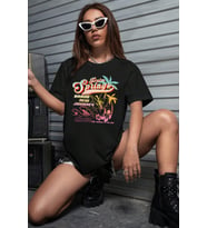 Unisex Brand New Journey Tasarım Tshirt (Siyah)