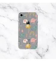 Iphone 7/8 Tasarım Kılıfları (103 Tasarım) (Sarı-Yeşil)