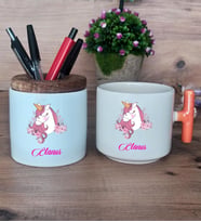 Unicorn Hediye Sepeti Kupa Bardak T Kulplu, Kalemlik Hediyeleri Kız Çocuğuna Arkadaşa Sevgiliye Doğum Günü Hediyesi (Model 7)