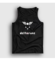 Presmono Unisex Beyaz Logo Deltarune Oyun Undertale Atlet 435938tt (Siyah)