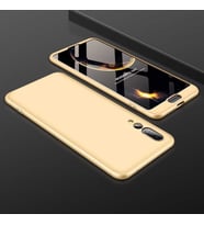 Huawei P20 Pro Kılıf Zore Ays Full Koruma Kılıf (Gold)