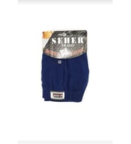SEHER YILDIZI 0008 ERKEK DÜZ BOXER 6 ADET (Lacivert)