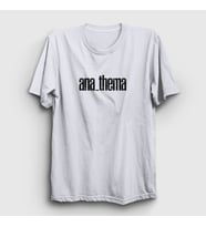 Presmono Unisex Sarı New Anathema T-Shirt 9524tt (Beyaz)