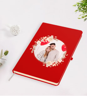 Kendin Tasarla Cilt Bezi Kapaklı Defter-1 (Kırmızı)