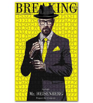 Cakapuzzle Mr Heisenberg Hreaking Bad Görseli Puzzle Yapboz MDF (Ahşap) (500 Parça)