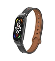 Xiaomi Mi Band 7 KRD-68 Deri Kordon (Siyah)