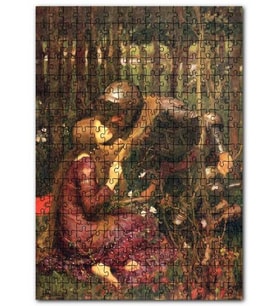 Cakapuzzle Merhametsiz Güzel Kadın Kitap Kapağı Puzzle Yapboz MDF (Ahşap) (500 Parça)