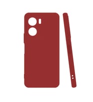 Kvy Vivo Y16 Biye Silikon Kılıf (Kırmızı)