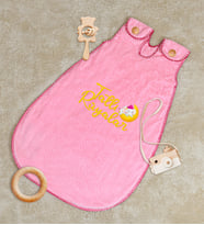 Tatlı Rüyalar Peluş Bebek Uyku Tulumu (Pembe)