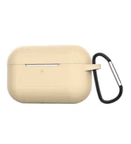 Apple Airpods Pro Uyumlu Kılıf Soft Mat Airbag Silikon (Gold)