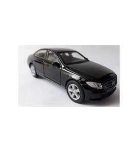 Mercedes E400 1/36 Ölçek çekbırak(ÖZEL PLAKALI) (Siyah)