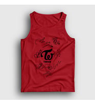 Presmono Unisex Sarı Signs K-Pop Twice Atlet 281598tt (Kırmızı)