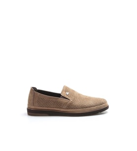FAST STEP Hakiki Deri Erkek Casual Ayakkabı 711MA151-2291 (Kum Taşı)