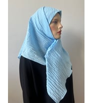 Moda Kaşmir Safir Kadın Eşarp (Açık Mavi)
