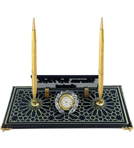 Sentez Selçuklu Yıldızı Kristal Masa İsimliği (Altın)