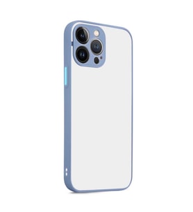 Uyumlu Model Apple iPhone 13 Pro Max Kılıf Kamera Korumalı Mat Kapak (Mor)