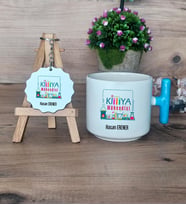 Kimya Mühendisi Hediye Seti Kupa Bardak T Kulplu ve Anahtarlık Mühendisler Günü Hediyesi (Model 3)