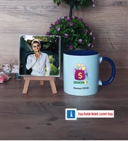 Ekonomist Fotoğraflı Dekoratif Taş, Kupa Bardak Beyaz Hediye (Model 3)