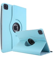 Apple iPad Pro 11inç M4/M5 Kılıf 360 Dönebilen Standlı Case 2024/2025 (Mavi)