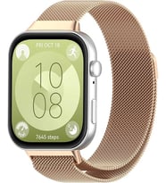 Huawei Watch Fit 3 Kordon Milano Loop Metal Kordon (Fit/Fit2 Uyumlu Değildir) (Rose)