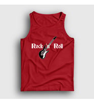 Presmono Unisex Sarı Guitar Rock And Roll Atlet 314709tt (Kırmızı)