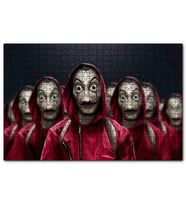 Cakapuzzle La Casa De Papel Tüm Karakterler Dali Maskeli  Puzzle Yapboz MDF (Ahşap) (500 Parça)