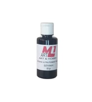 M1 ART Epoksi Ultra Pigment Pasta 50gr - Opak & Transparan Sıvı Pigment Boya (Siyah)