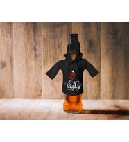 BK Gift Kişiye Özel Mini Siyah İçki Şişesi Tişörtü , Ev Bar Dekoru, Viski, Şarap, Votka, Rakı Şişesi Tişörtü, Ev Barı (Model 15)