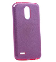 LG Stylus 3 Kılıf Zore Shining Simli Silikon Kılıf (Rose)