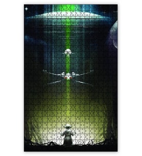 Cakapuzzle Yoda Gemi Star Wars Puzzle Yapboz MDF (Ahşap) (1000 Parça)