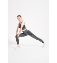 FORMactive Melanjlı Dikişsiz Spor Tayt (Siyah)