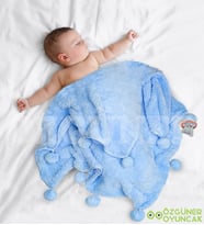 Pabteks Bebek/Çocuk Battaniyesi (Mavi)