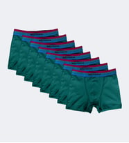 Malabadi 8'Li Paket Erkek Çocuk Boxer 8M208 (Yeşil)
