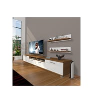 Decoraktiv Eko 220r Slm Tv Ünitesi Tv Sehpası (Beyaz - Kahverengi)