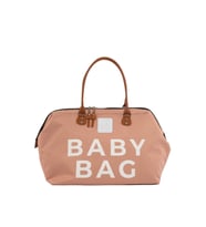 BAGMORİ Baby Bag Baskılı Bebek Bakım Çantası (Pudra)