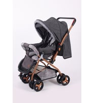 Jusso Dido Comfort Line Çift Yönlü Bebek Arabası (Gri)