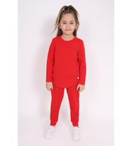 Toontoy Kız Çocuk Baskılı Tişört (Kırmızı)