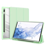 Dux Ducis SM Galaxy Tab S8-S7 Kılıf Toby Series Manyetik Kapaklı Kılıf (X700-X706)-(T870-T875-T876B) (Yeşil)