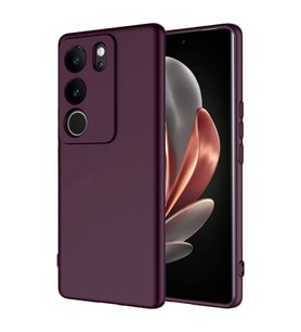 Vivo V29 5G Kılıf Zore Mara Lansman Kapak (Koyu Mor)