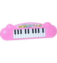 Can Ali Toys Ilk Elektronik Piyanom Küçük Piyano Pilli Oyuncak CNL-6180 (Pembe)